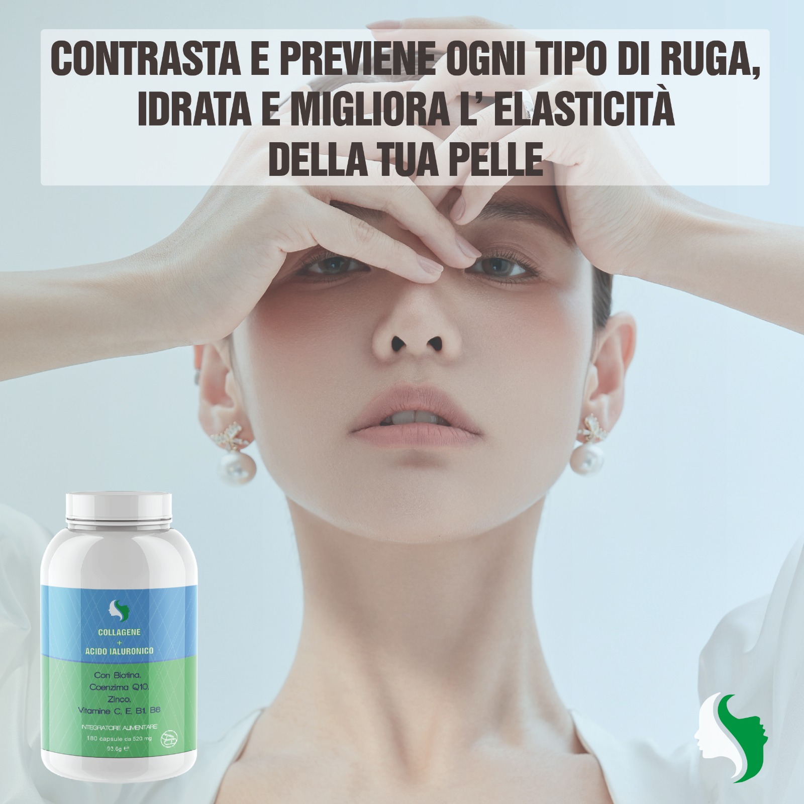 Integratore Collagene + Acido Ialuronico 180 Capsule - immagine 4