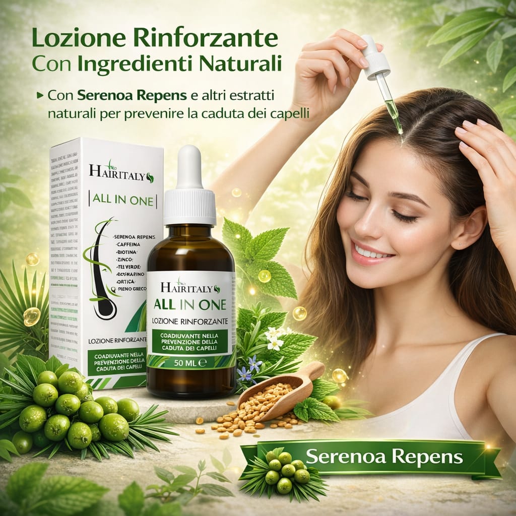 Lozione Anticaduta fortificante ALL IN ONE 50 ml per uso topico - immagine 6