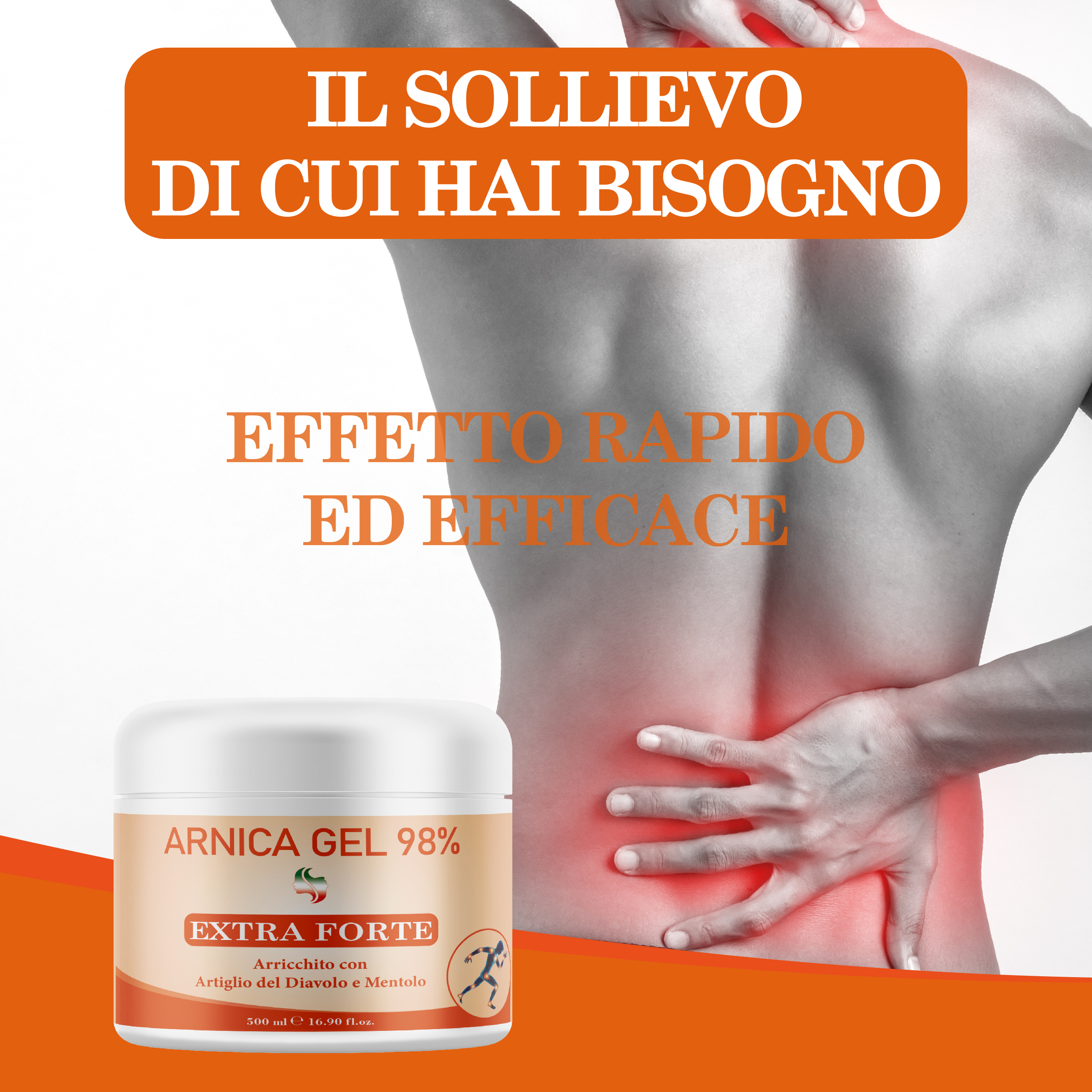 ARNICA GEL 98% 500 ML - immagine 2